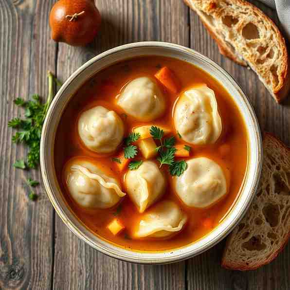 Dushbara - Dumpling Soup Recipe
